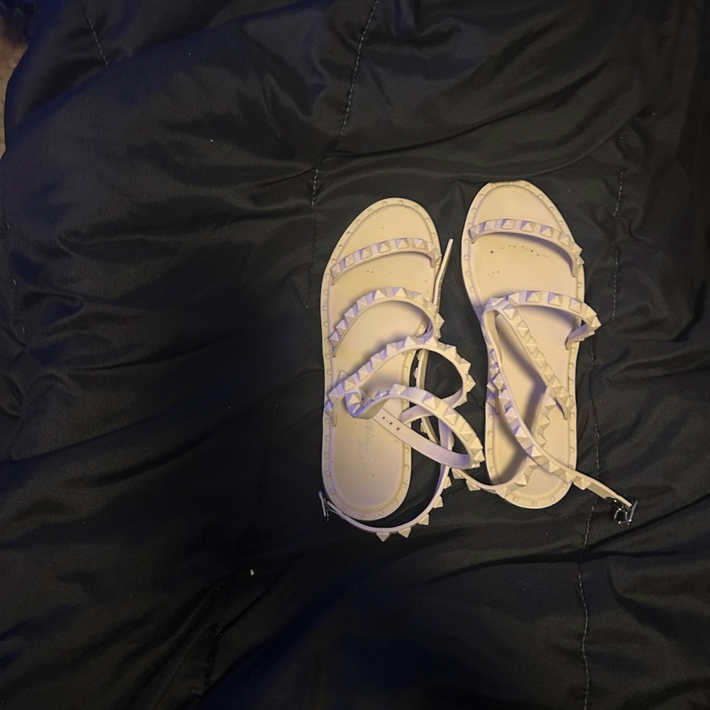 Strappy Cream sandals